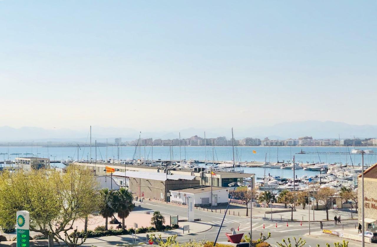 Roc Mar 3 3D - Apartamento Cerca Del Centro Y De La Playa - Terraza Con Vistas Al Mar Y Al Puerto ロザス エクステリア 写真